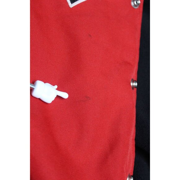 Victory Custom Athletic men's snap front fleece lined baseball varsity jacket M - Picture 10 of 14